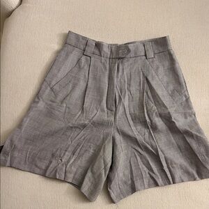 Escada Black and White Checkered shorts